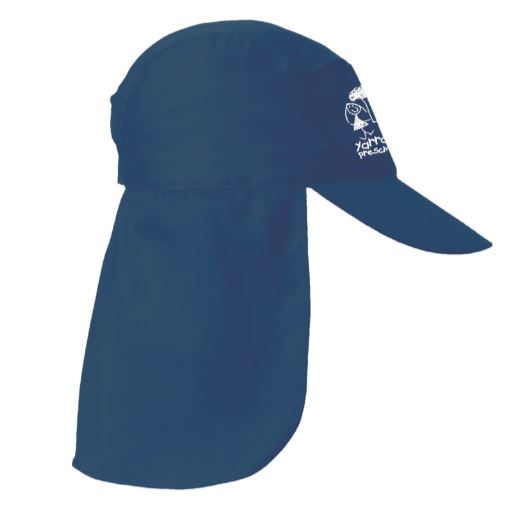 blue long hat